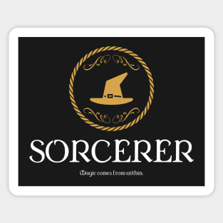 Sorcerer Sorcerers Magic Dungeons Crawler and Dragons Slayer Sticker